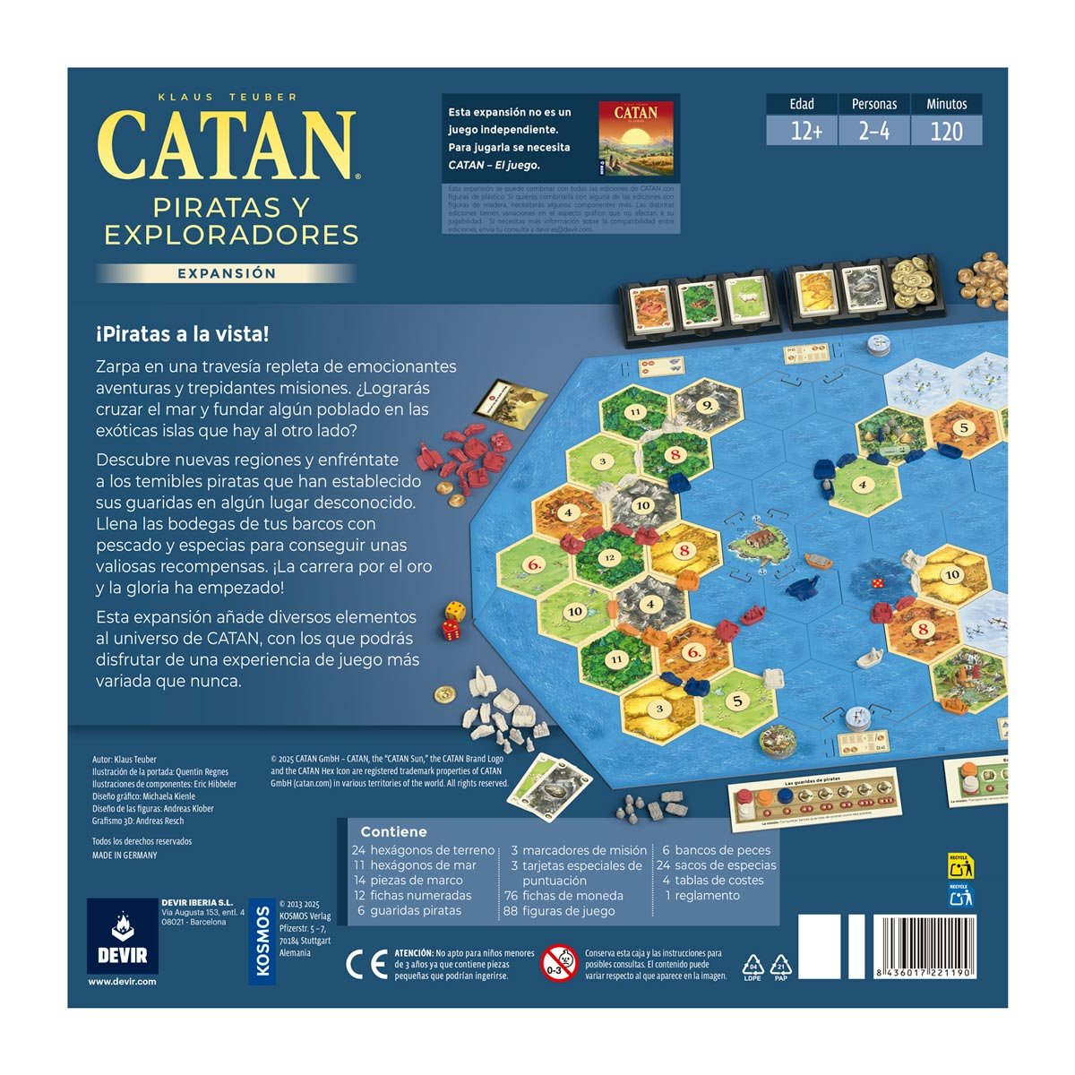 Catan: Piratas Y Exploradores - Imagen 2
