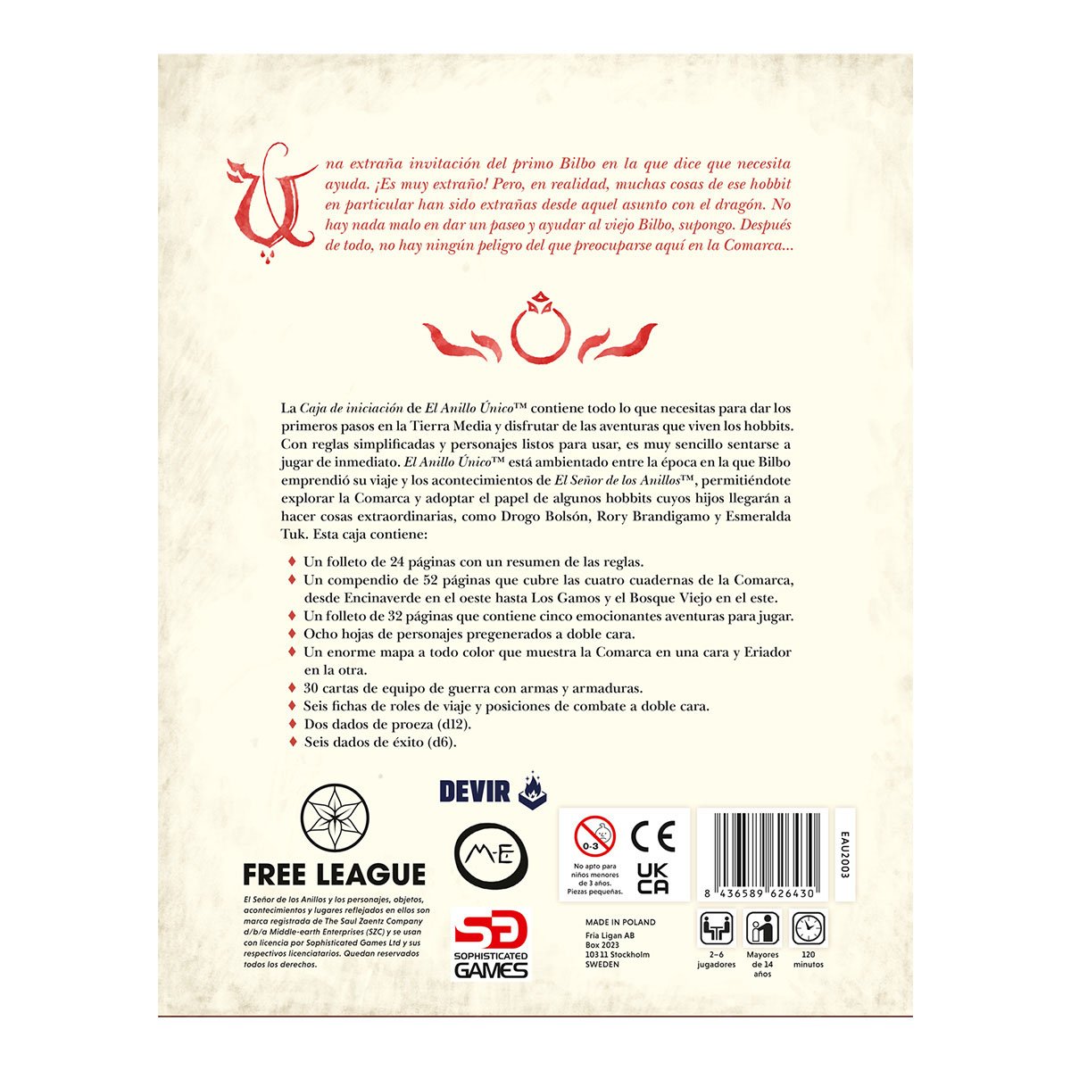 El Anillo Unico 2da Edición: Caja de Iniciación - Imagen 4