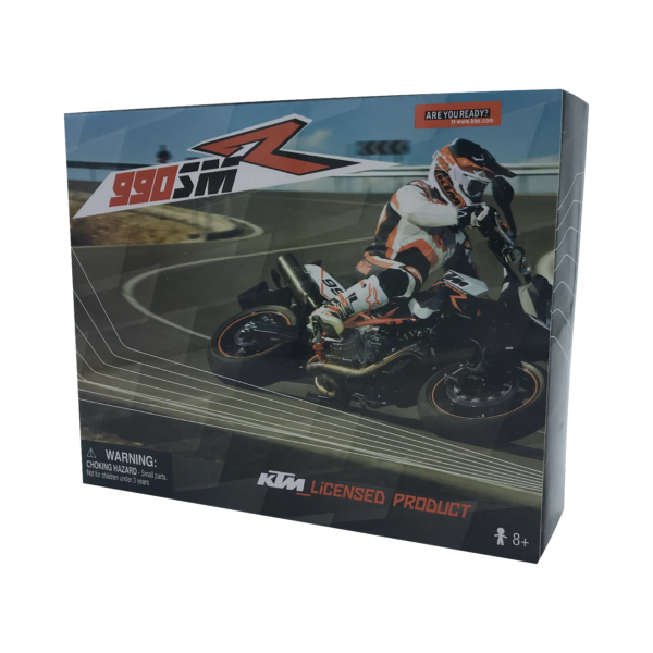 Moto Escala 1:18 Ktm 990sm R (kit De Armado) - Burago - Imagen 4