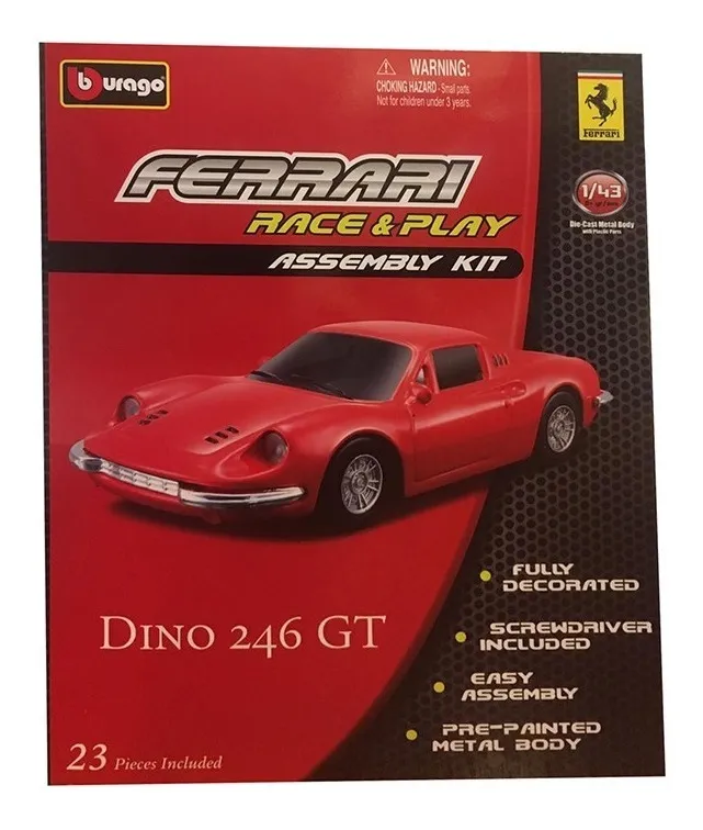 Ferrari Kit De Armado 1:43 – Dino 246 GT – Burago