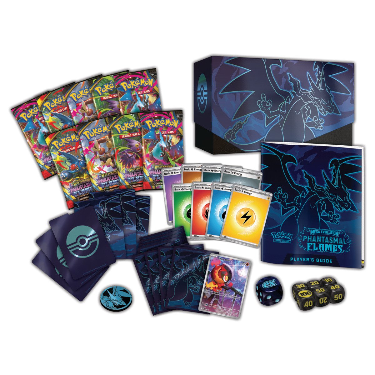 Pokémon TCG: Mega Evolución 2 - Fuegos fantasmales Elite Trainer Box - Spanish - Imagen 2