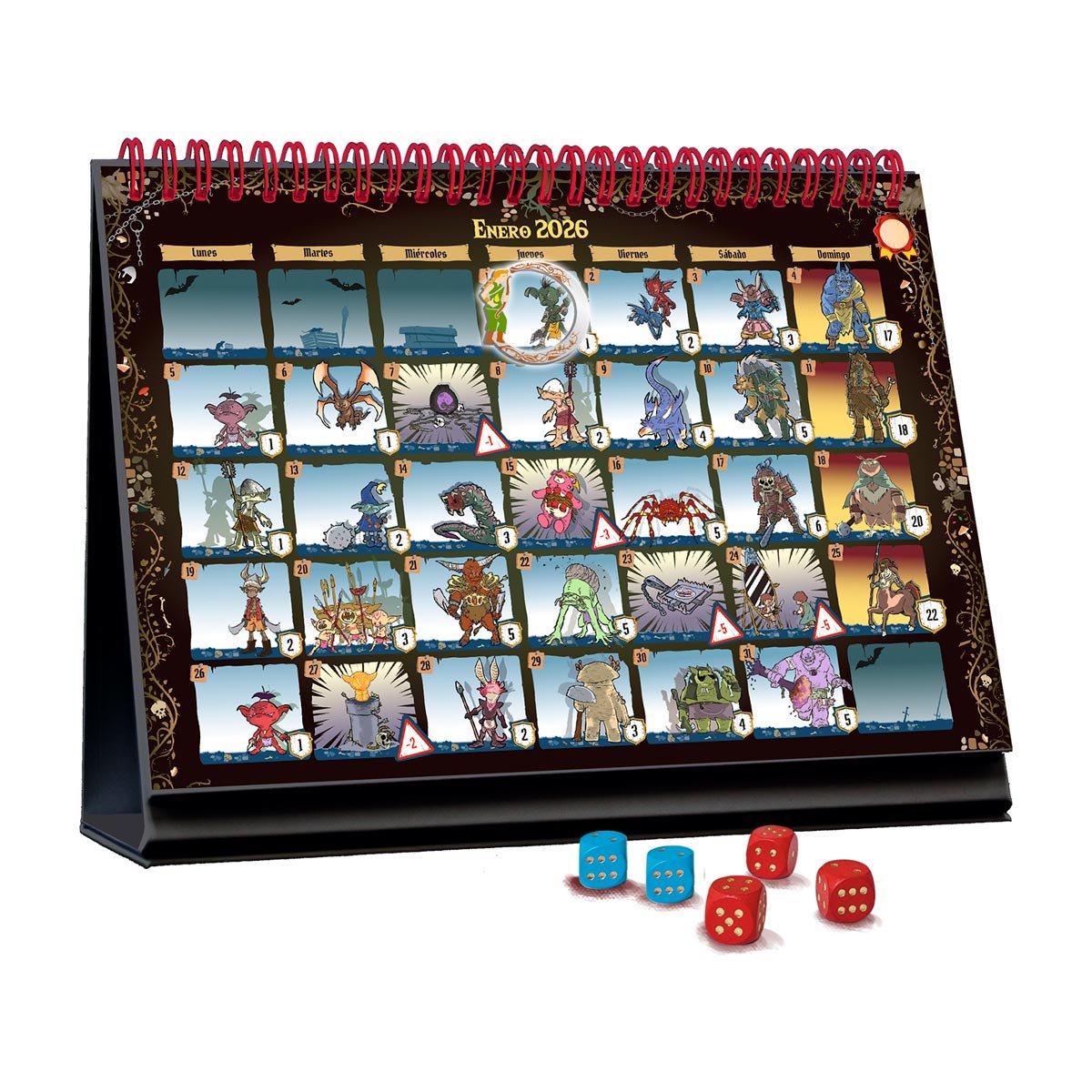 Calendario: 365 Adventures Dungeon - Imagen 2