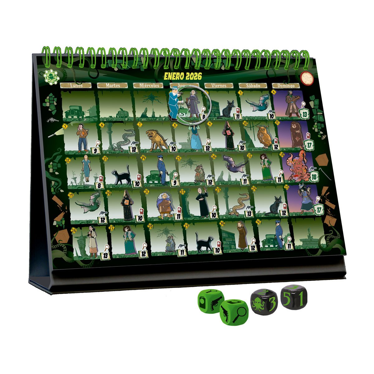 Calendario: 365 Adventures Cthulhu - Imagen 2