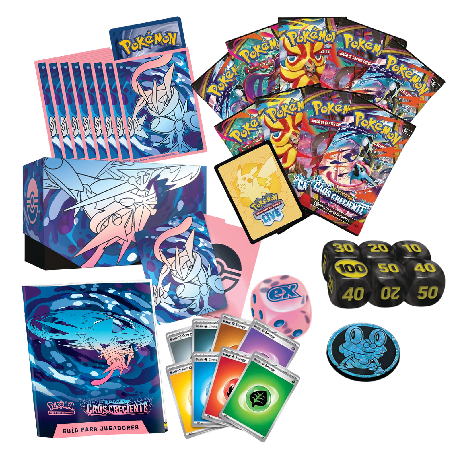 Pokémon TCG: Mega Evolución 4 "Caos creciente" - Elite Trainer Box (Español) - Imagen 2
