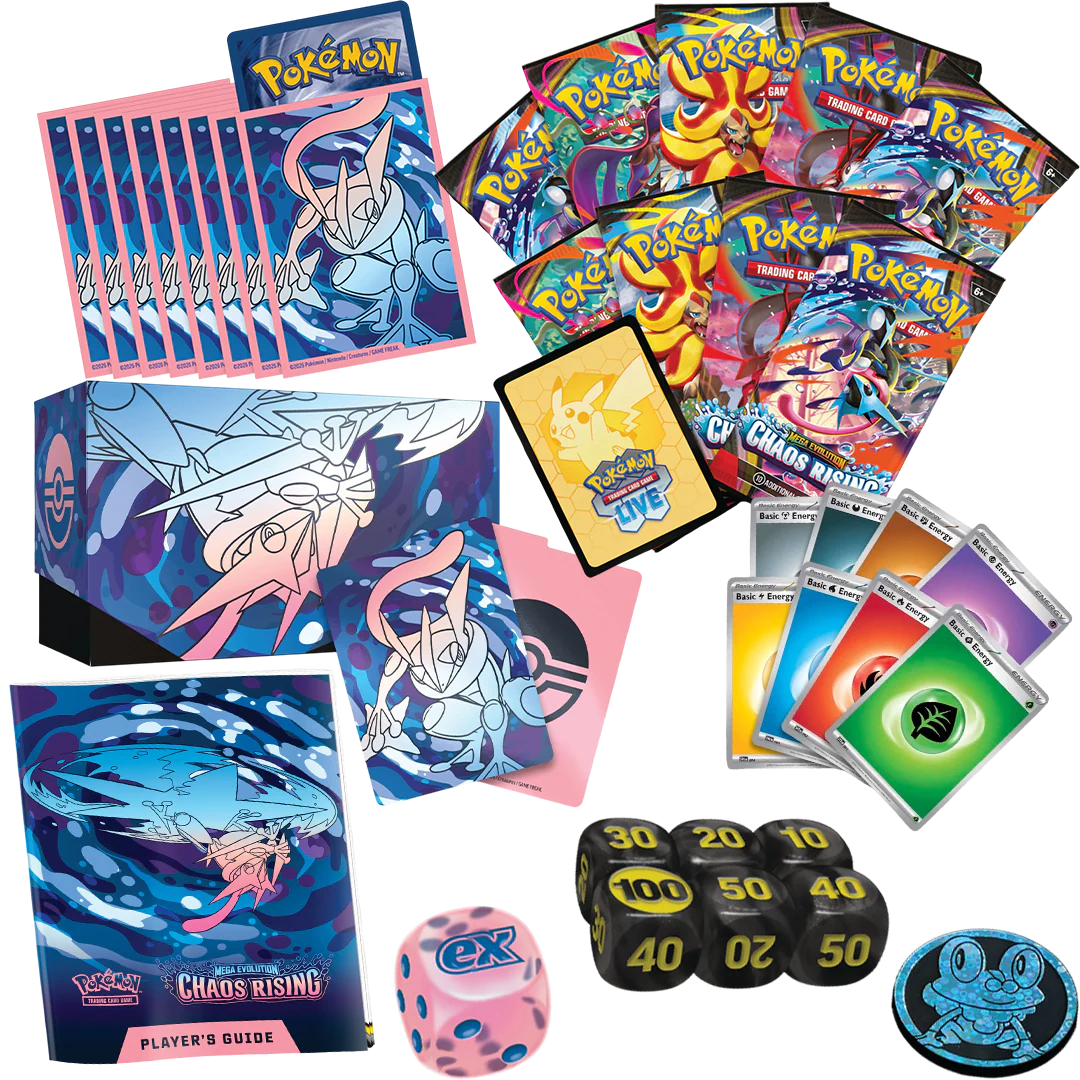 Pokémon TCG: Mega Evolution 4 "Chaos Rising" - Elite Trainer Box (Inglés) - Imagen 2