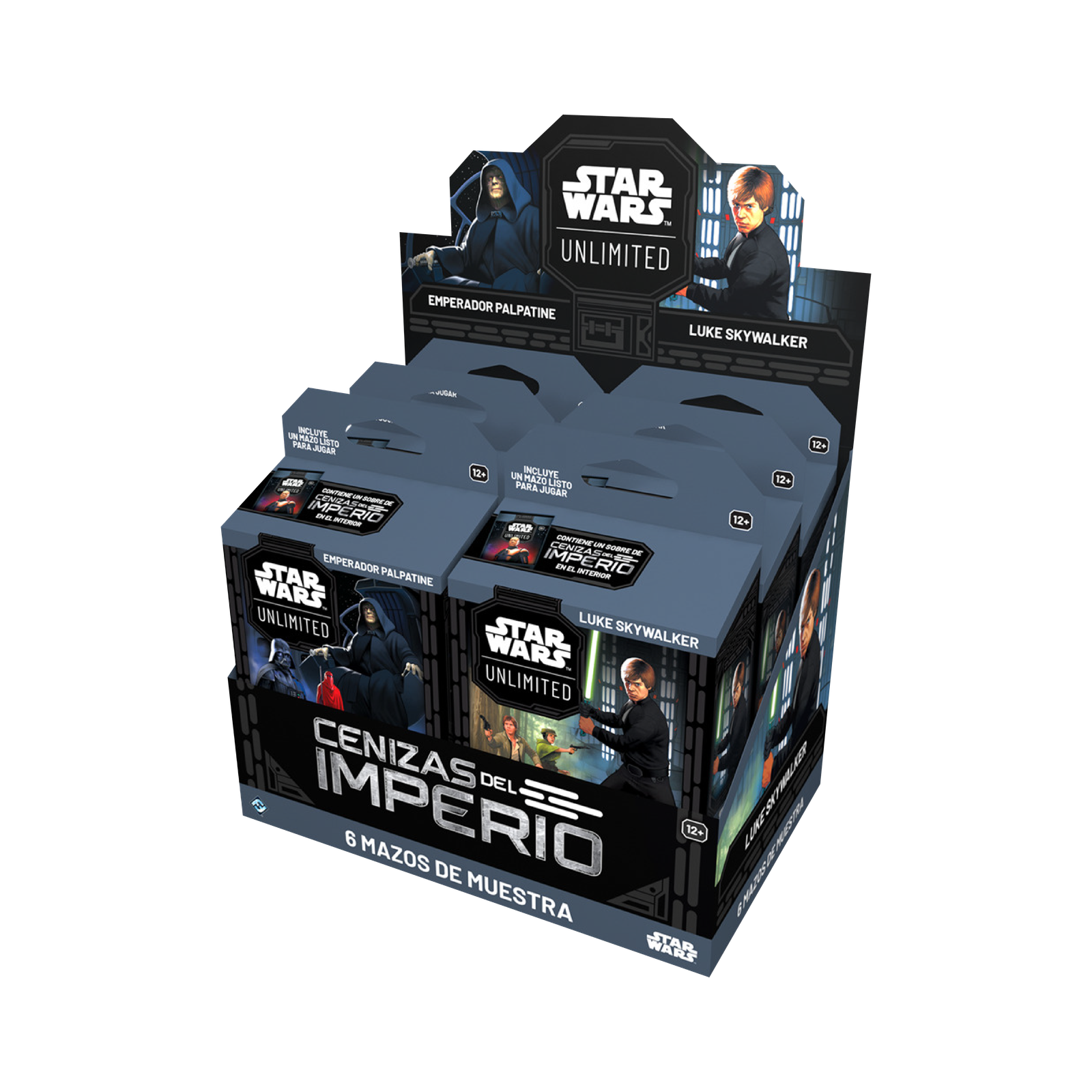 Star Wars Unlimited: Cenizas del Imperio (Luke Skywalker & Emperador Palpatine) – Mazo - Imagen 2